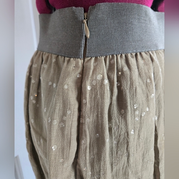 J. Crew Cotton Silk Blend Raindrop Bubble Mini Skirt Size 0 - Picture 6 of 12